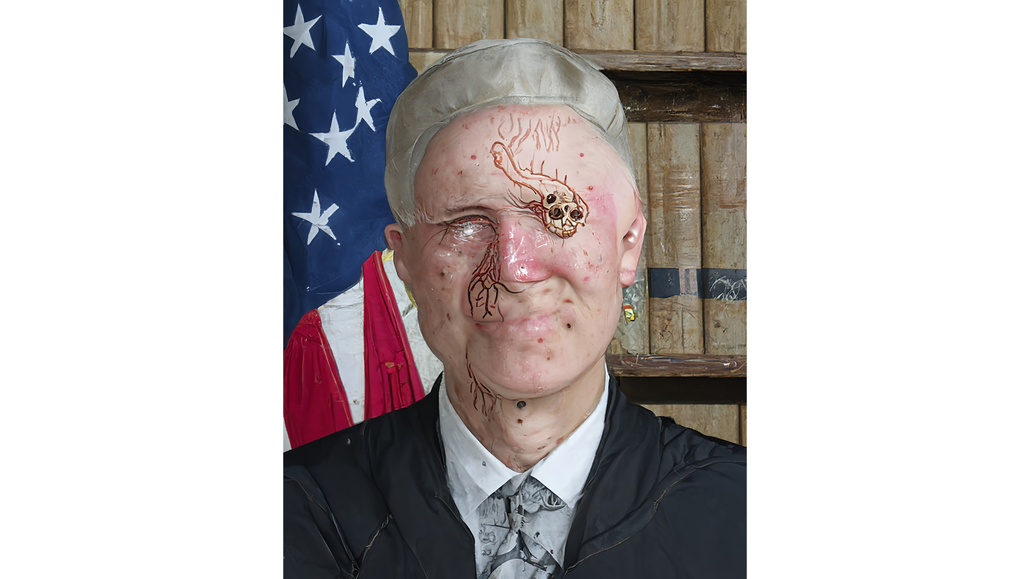 AI manipulated portrait of Neil Gorsuch